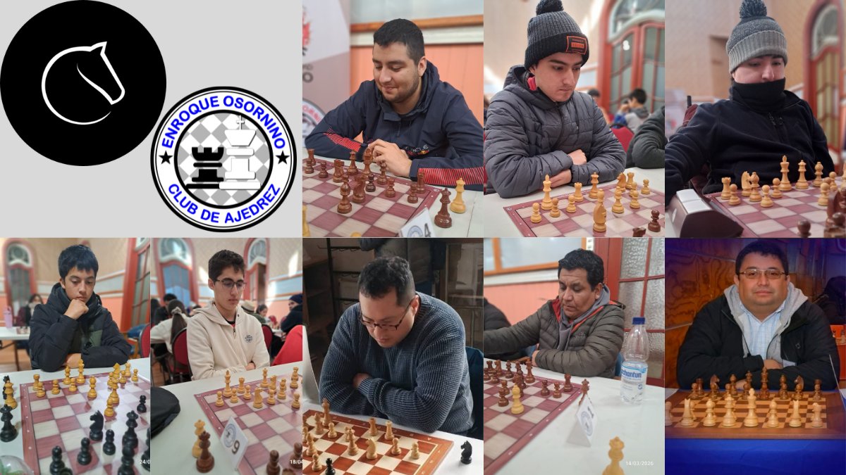 Final de Infarto: El Club Enroque Osornino Define al Rey del Tablero On-line de abril