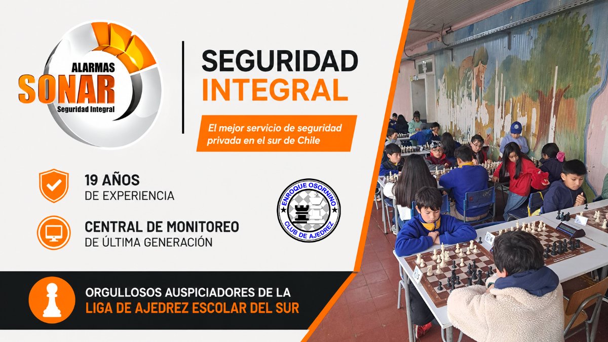 Alarma Sonar renueva su apoyo a la Liga de Ajedrez Escolar del Sur